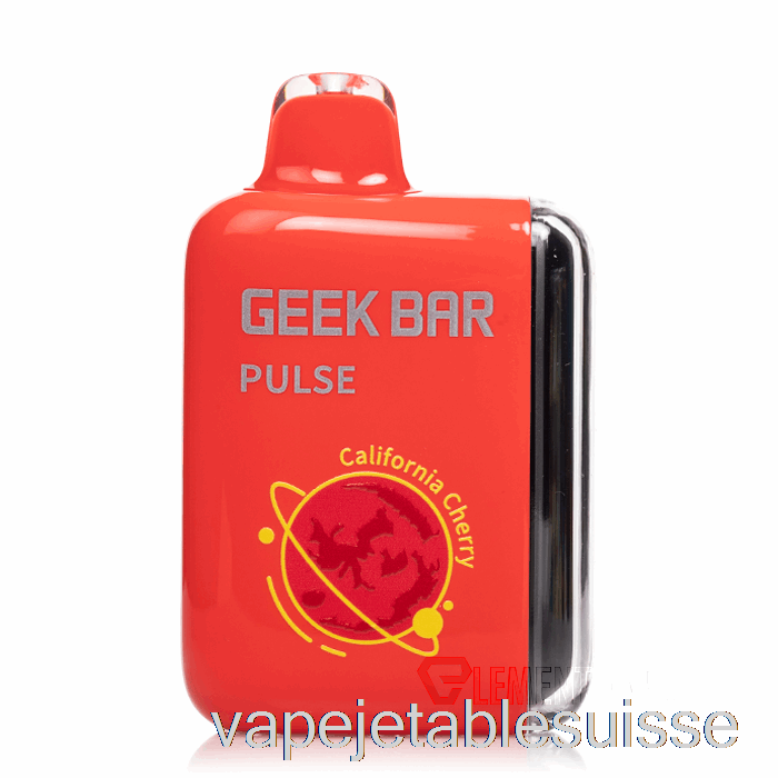 Vape Suisse Geek Bar Pulse 15000 Jetable Cerise De Californie